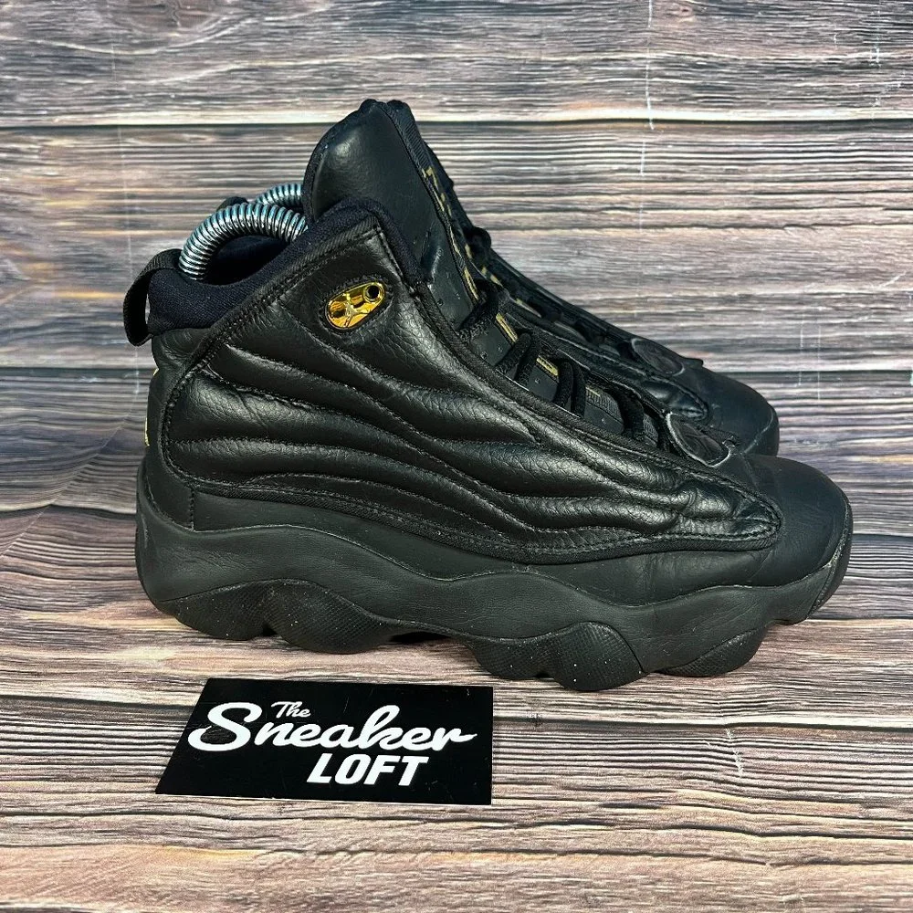 Jordan Pro Strong Youth Basketball Black Shoes
